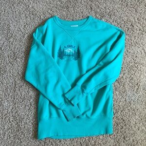 AE green sweatshirt